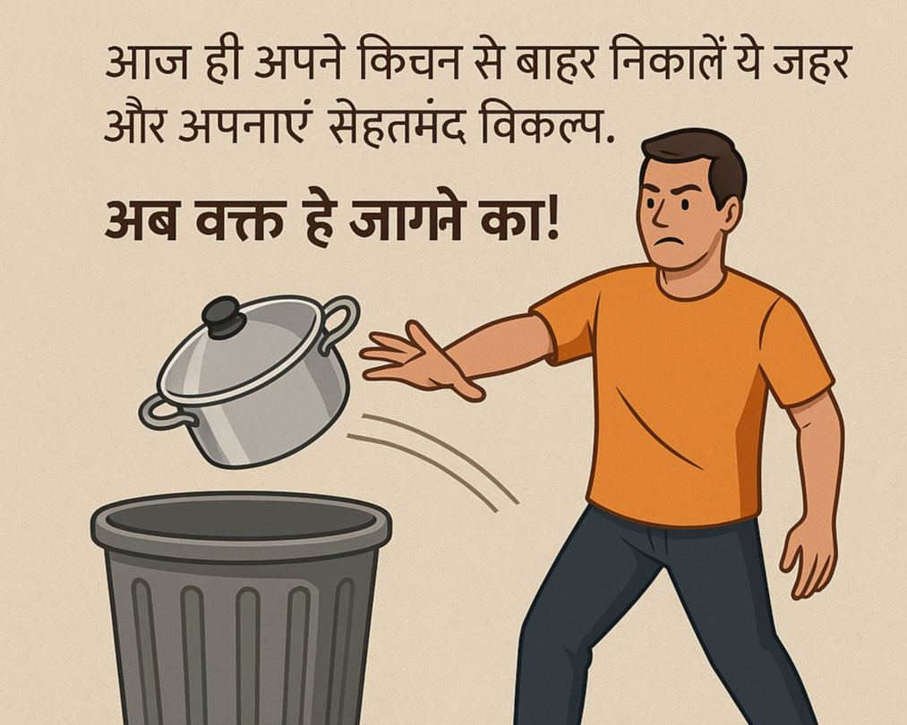 एल्युमिनियम के बर्तन: आपके किचन का स्लो पॉइजन – अभी बदलें ये आदत!"